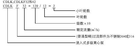 CDLK/CDLKF浸入式多級(jí)離心泵